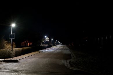 Succes med LED-lys i landsby