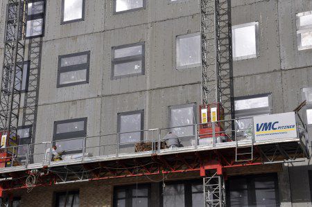 Effektivt murerarbejde fra arbejdsplatforme