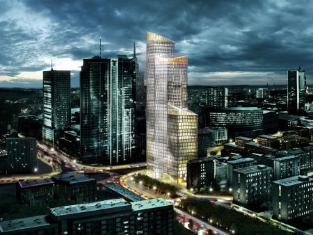 shl skal tegne 188 m højt kontortårn i Warszawa