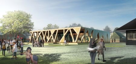 Rebild brandes med markant arkitektur