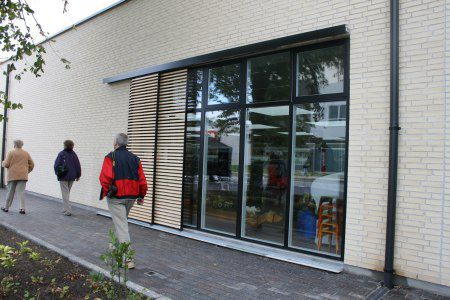 Bibliotekets lys reguleres af skodder