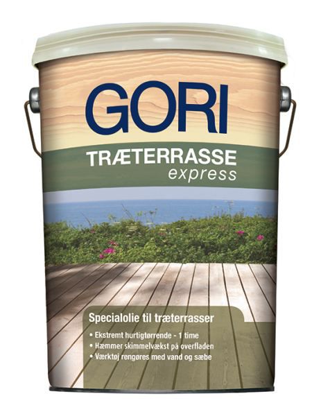 Sommer, sol, terrasse og olie