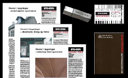 Revner i bygningen efter jordskælvet