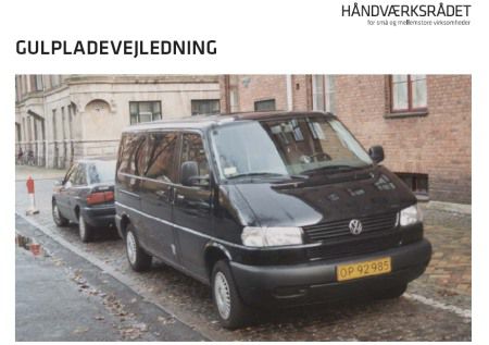 Klar besked om gulplade-biler