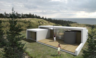 Fold huset i højstyrkebeton