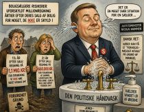 Wammen vasker hænder i den politiske håndvask