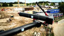 Gigantiske rør skal genbruge regnvand 