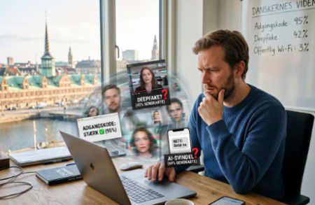 Danskerne forstår adgangskoder men kæmper med nye AI-trusler