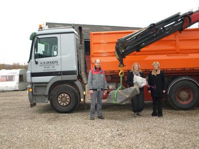 Vinder 380 kg tung granitsten
