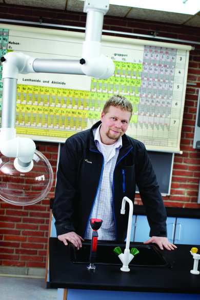 Ventilation i fysik-lokalet